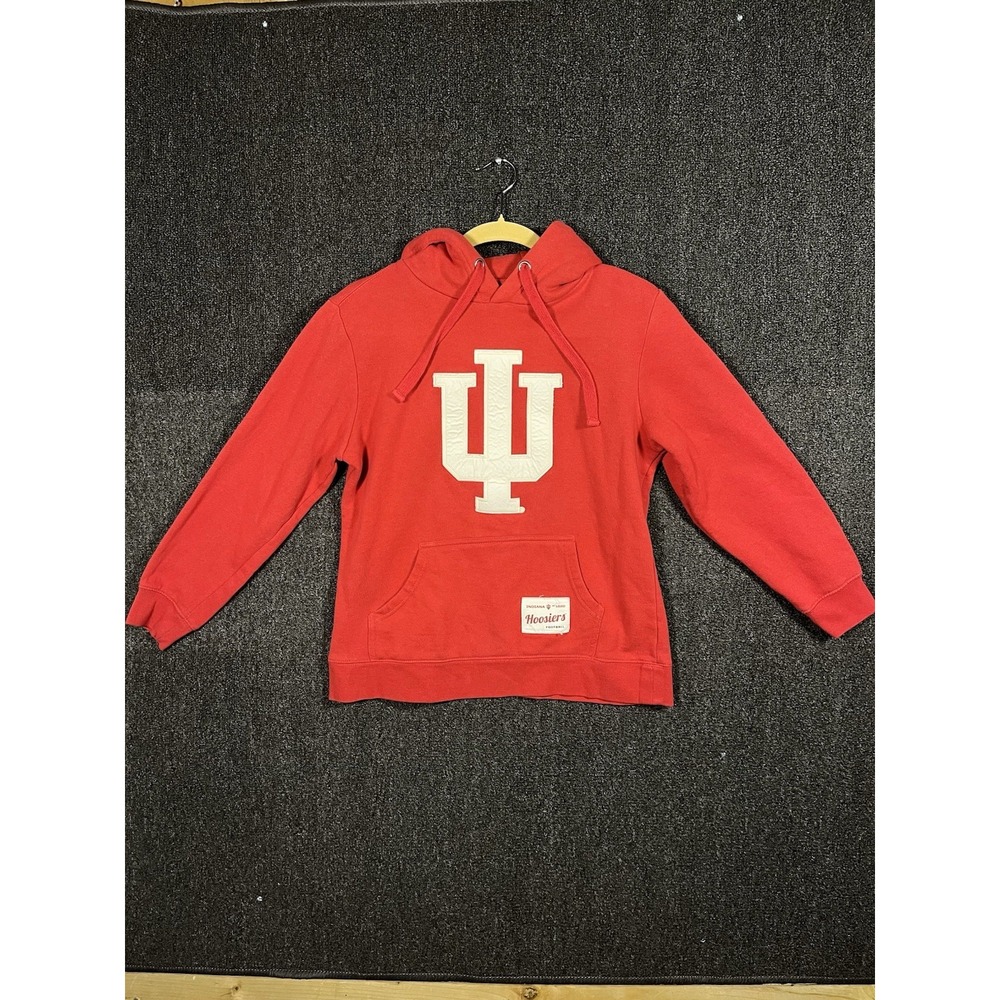 Indiana University Red Logo Hoodie Sweatshirt